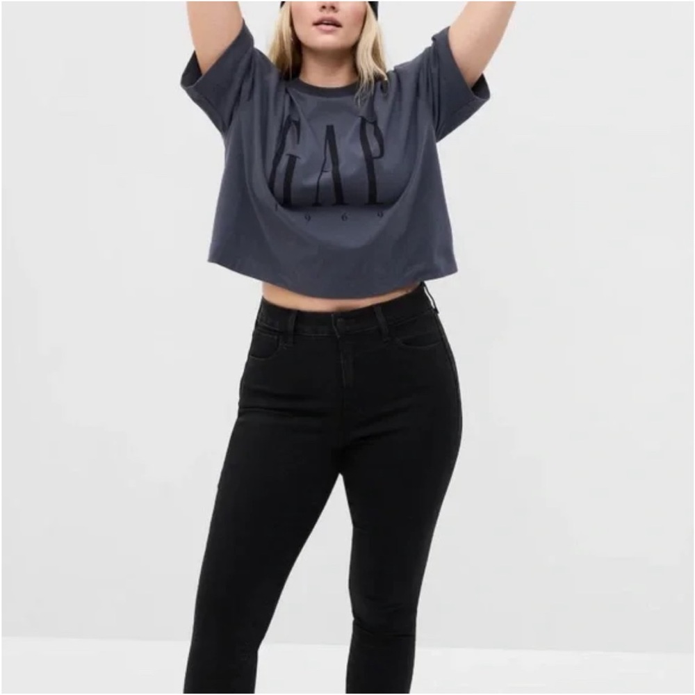 GAP WOMEN’S UNIVERSAL JEGGING HIGH RISE BLACK SIZE 14